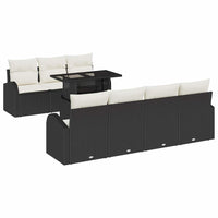 Tuin Sofa Set Met Kussen 8 Pcs 100 X 55 X 73 Cm Poly Riet