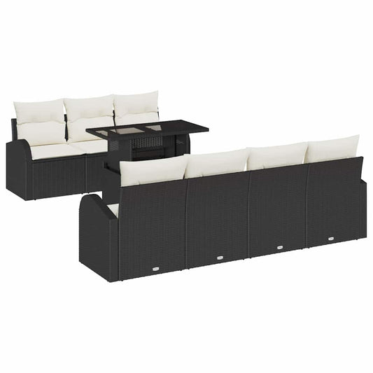 Tuin Sofa Set Met Kussen 8 Pcs 100 X 55 X 73 Cm Poly Riet