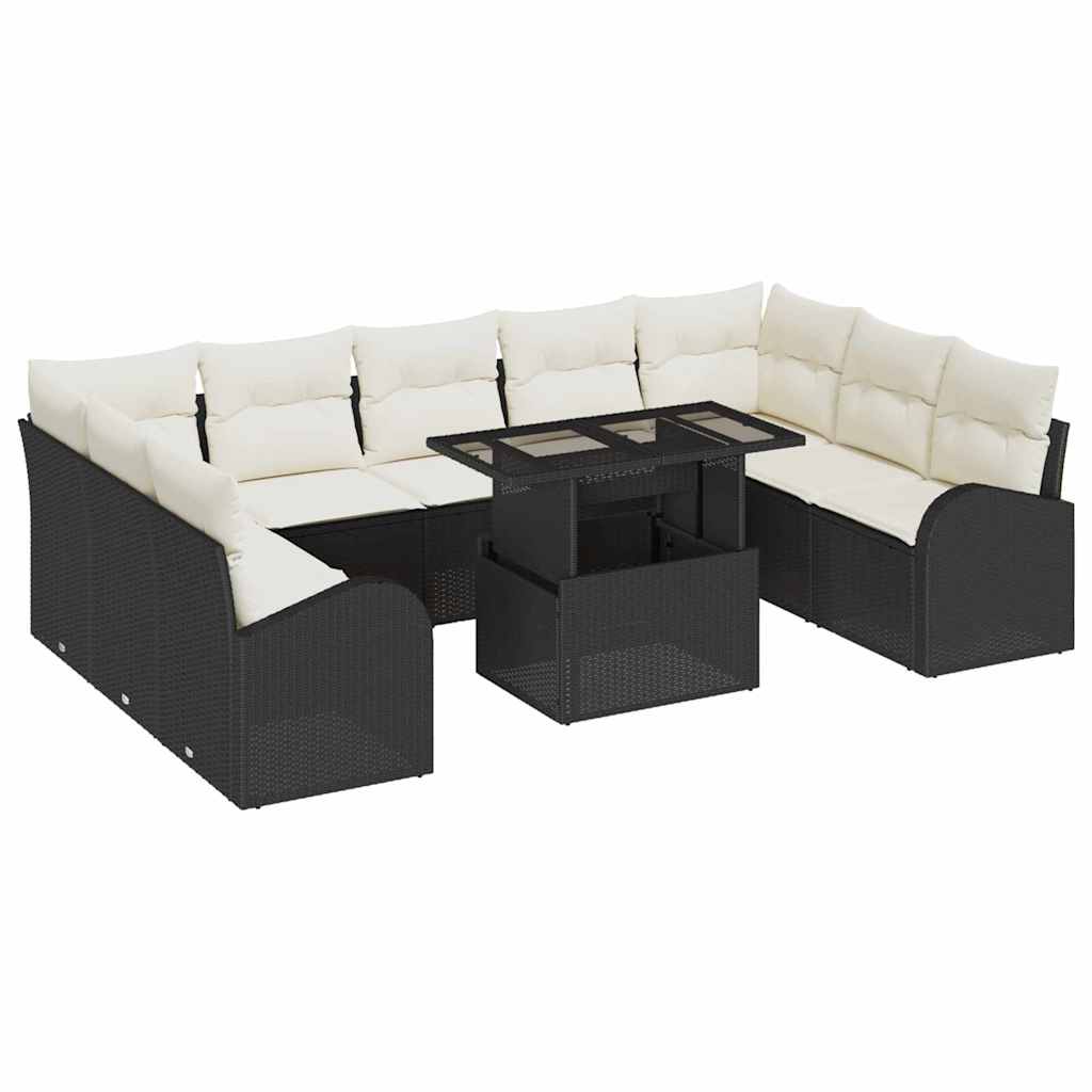 Tuin Sofa Set Met Opslag 10 Pcs Poly Riet