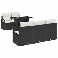 Tuin Sofa Set Met Opslag 6 Pcs Poly Riet