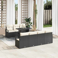 Tuin Sofa Set Met Opslag 8 Pcs Poly Riet