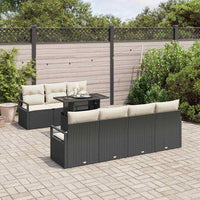 Tuin Sofa Set Met Opslag 8 Pcs Poly Riet