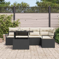 Tuin Sofa Set Met Opslag 6 Pcs Poly Riet