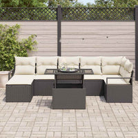Tuin Sofa Set Met Opslag 8 Pcs Poly Riet
