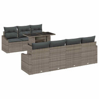 Tuin Sofa Set Met Opslag 8 Pcs Poly Riet