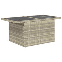 Tuin Sofa Set Met Kussen 8 Pcs Licht Grijs En Donker Grijs