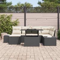 Tuin Sofa Set Met Opslag 7 Pcs Poly Riet