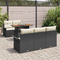 Tuin Sofa Set Met Opslag 6 Pcs Poly Riet