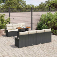 Tuin Sofa Set Met Opslag 8 Pcs Poly Riet