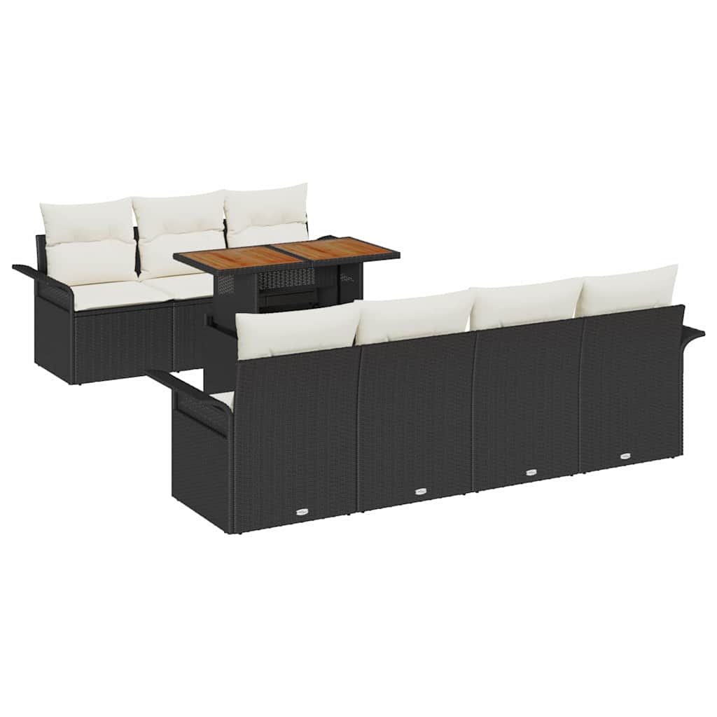 Tuin Sofa Set Met Opslag 8 Pcs Poly Riet