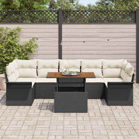 Tuin Sofa Set Met Opslag 8 Pcs Poly Riet
