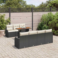 Tuin Sofa Set Met Opslag 8 Pcs Poly Riet