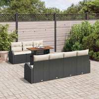 Tuin Sofa Set Met Opslag 8 Pcs Poly Riet