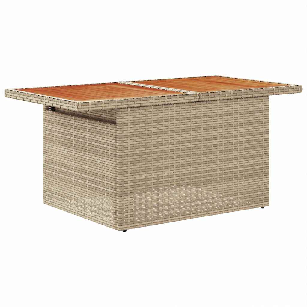 Tuin Sofa Set Met Opslag 9 Pcs Poly Riet