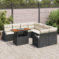 Tuin Sofa Set Met Opslag 9 Pcs Poly Riet