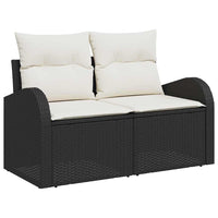 Tuin Sofa Set Met Opslag 6 Pcs Poly Riet