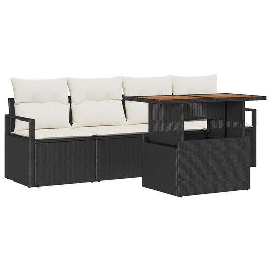 Tuin Sofa Set Met Opslag 5 Pcs Poly Riet