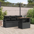 Tuin Sofa Set Met Opslag 5 Pcs Poly Riet