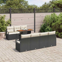 Tuin Sofa Set Met Opslag 8 Pcs Poly Riet