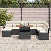 Tuin Sofa Set Met Opslag 9 Pcs Poly Riet