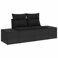 Tuin Sofa Set Met Opslag 9 Pcs Poly Riet