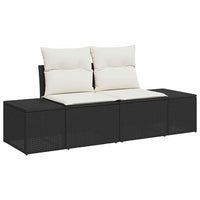 Tuin Sofa Set Met Opslag 7 Pcs Poly Riet
