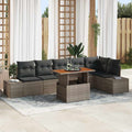 Tuin Sofa Set Met Opslag 7 Pcs Poly Riet