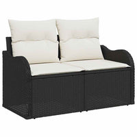 Tuin Sofa Set 6 Pcs En Crème 231 X 117 X 85 Cm Poly Riet