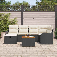 Tuin Sofa Set Met Kussen Met Opslag 7 Pcs Poly Riet
