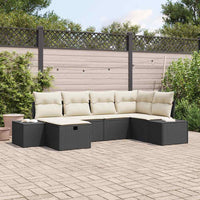 Tuin Sofa Set Met Kussen 6 Pcs 55 X 62 X 69 Cm Poly Riet