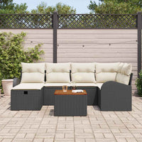Tuin Sofa Set Met Kussen Met Opslag 7 Pcs Poly Riet