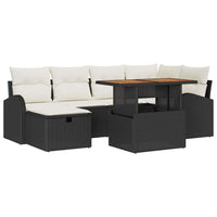 Tuin Sofa Set 7 Pcs Poly Rattan