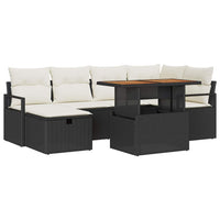 Tuin Sofa Set 7 Pcs Poly Rattan