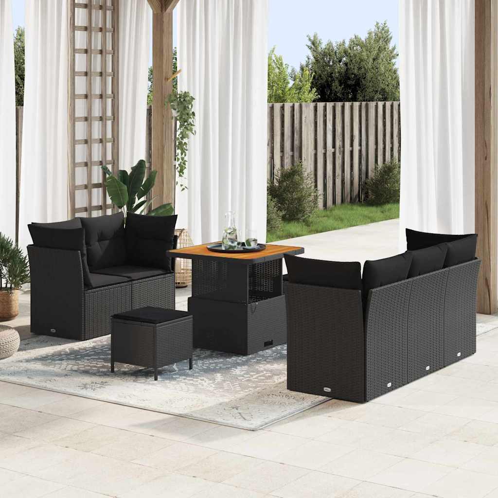 Tuin Sofa Set 8 Pcs Poly Rattan