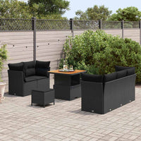 Tuin Sofa Set 8 Pcs Poly Rattan
