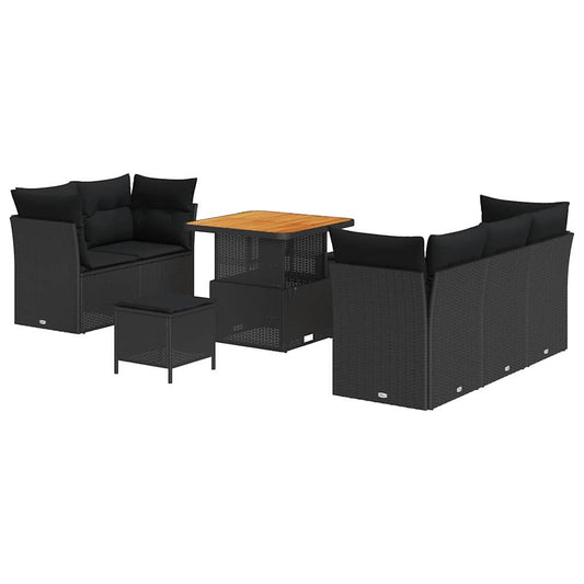 Tuin Sofa Set 8 Pcs Poly Rattan