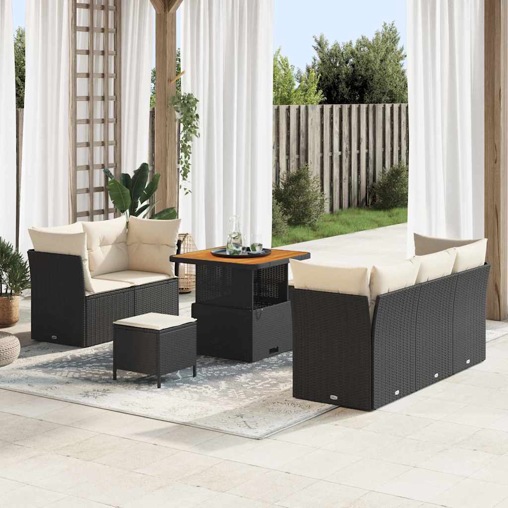 Tuin Sofa Set 8 Pcs Poly Rattan