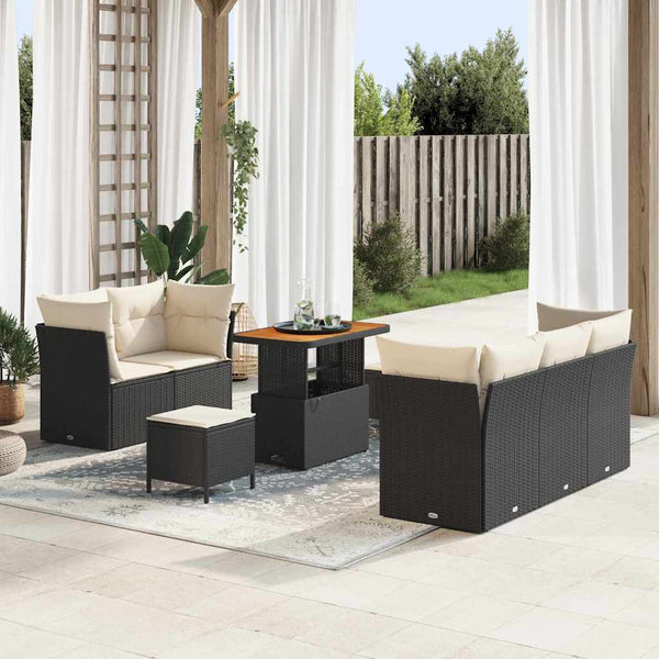 Tuin Sofa Set 8 Pcs Poly Rattan