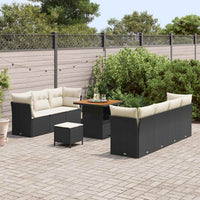 Tuin Sofa Set 10 Pcs Poly Rattan