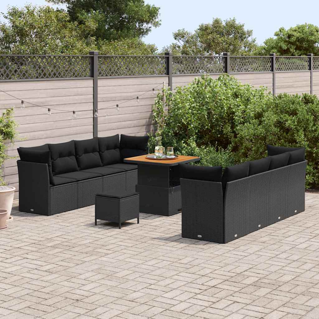 Tuin Sofa Set 11 Pcs Poly Rattan
