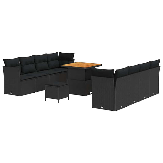 Tuin Sofa Set 11 Pcs Poly Rattan