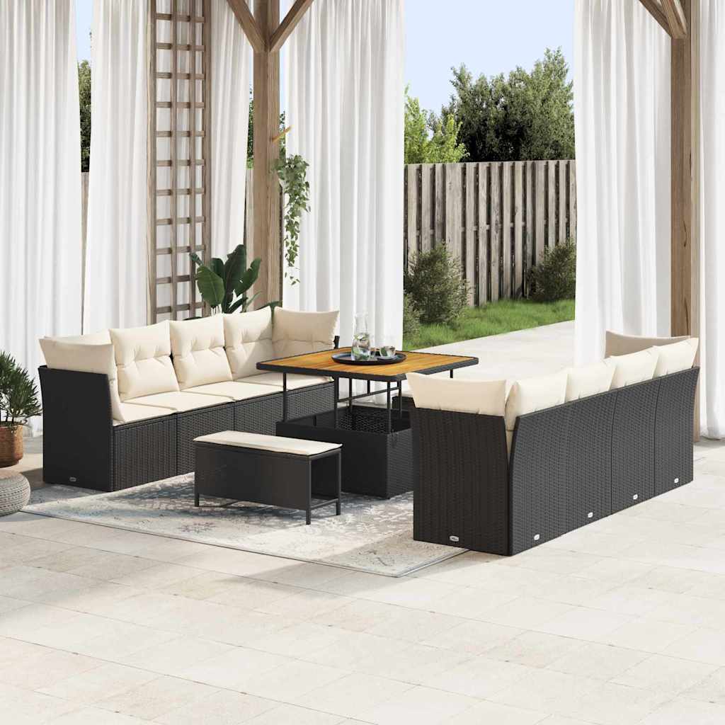 Tuin Sofa Set 11 Pcs Poly Rattan