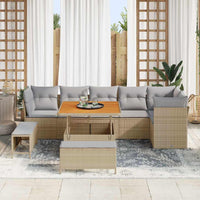 Tuin Sofa Set 9 Pcs Poly Rattan