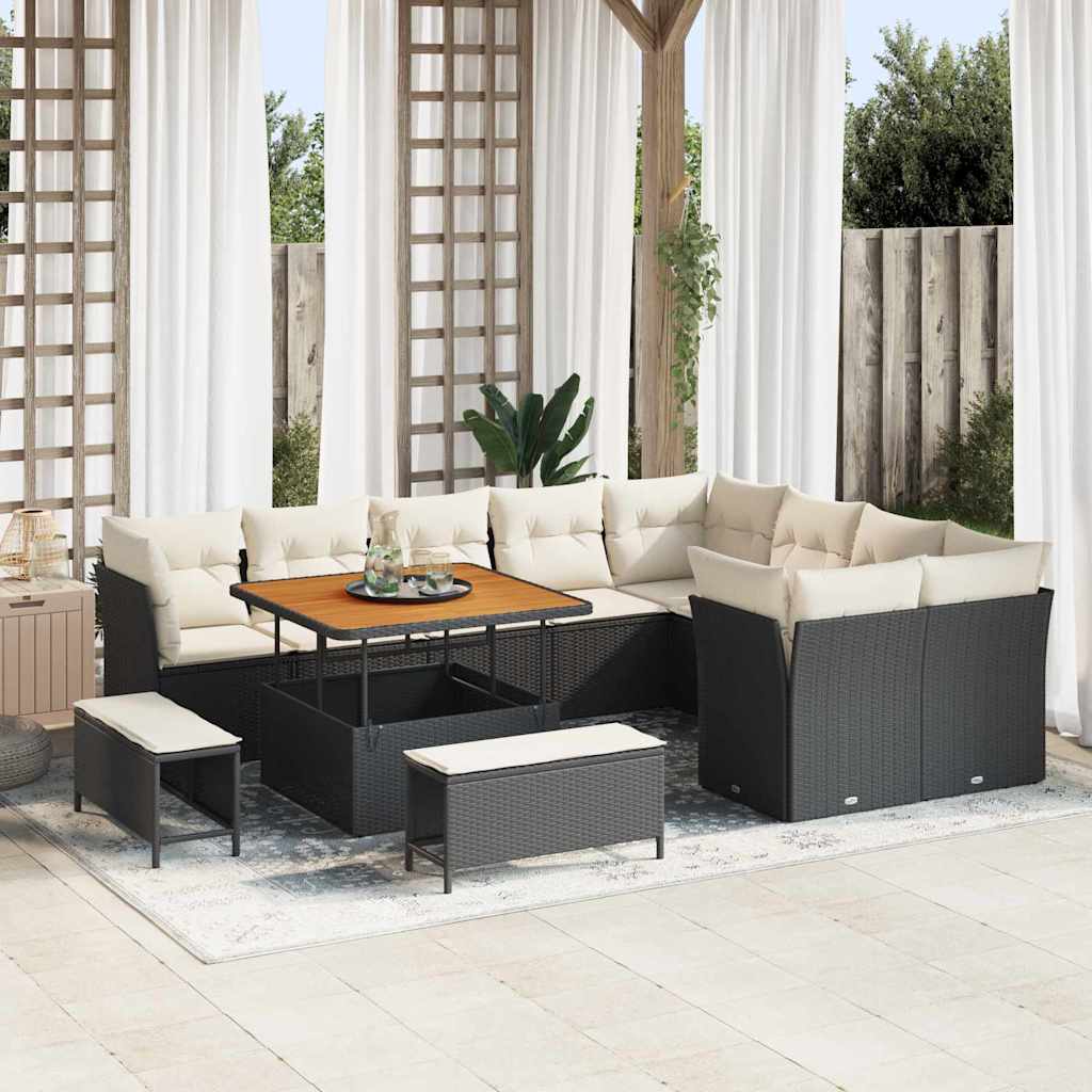 Tuin Sofa Set 12 Pcs Poly Rattan