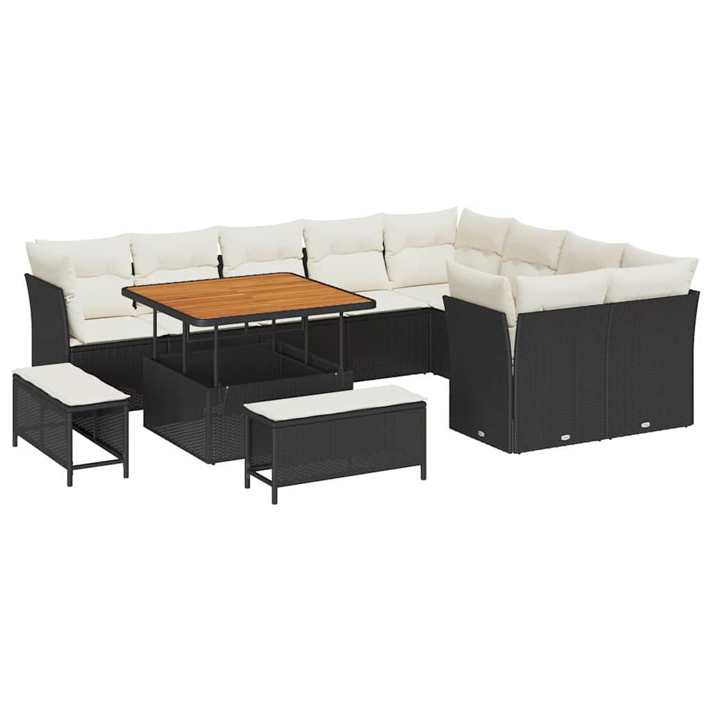 Tuin Sofa Set 12 Pcs Poly Rattan