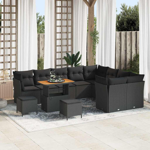 Tuin Sofa Set 12 Pcs Poly Rattan