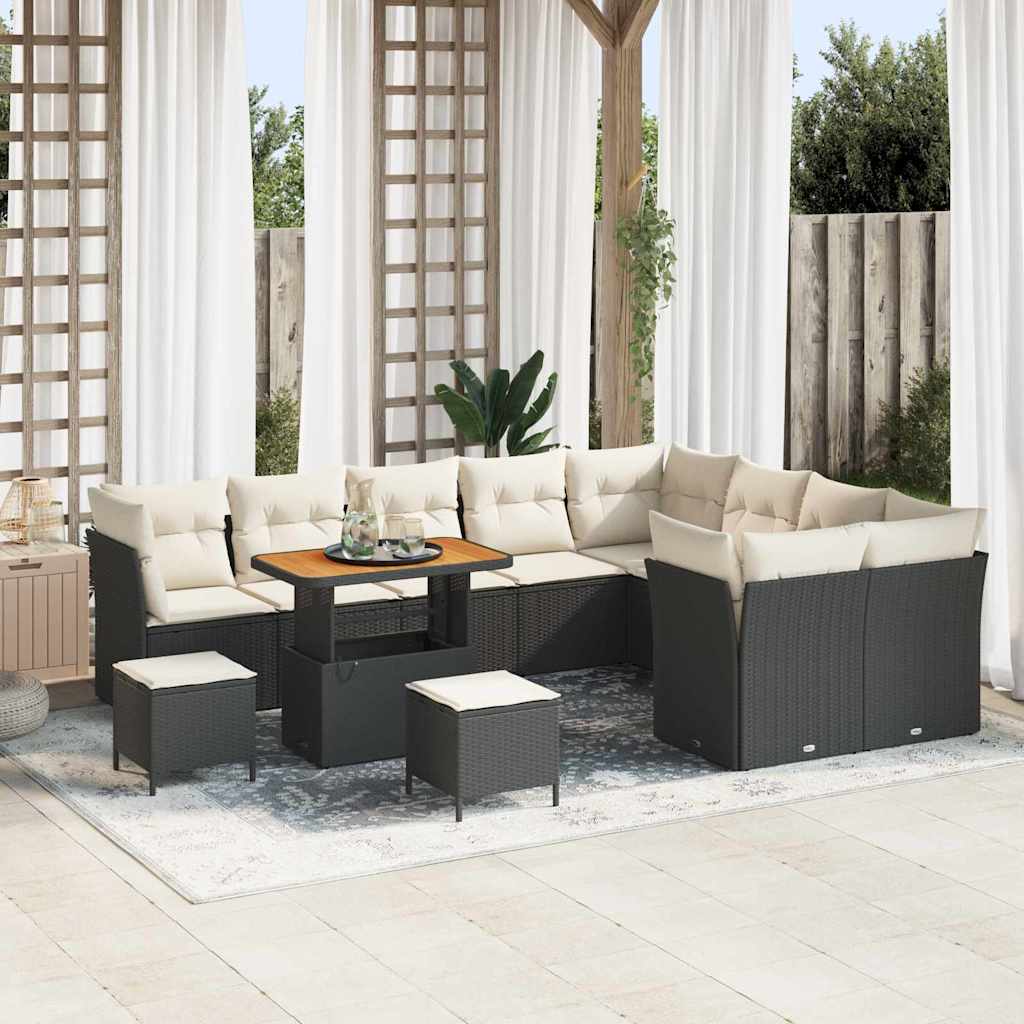 Tuin Sofa Set 12 Pcs Poly Rattan