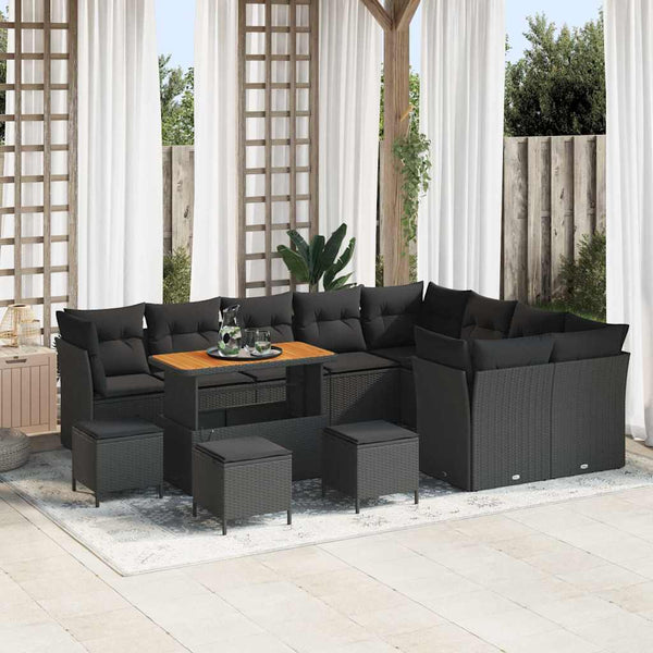 Tuin Sofa Set 12 Pcs Poly Rattan