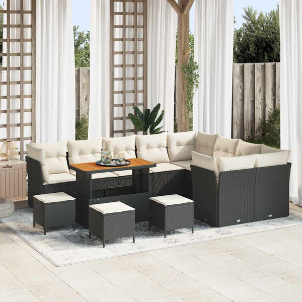Tuin Sofa Set 12 Pcs Poly Rattan