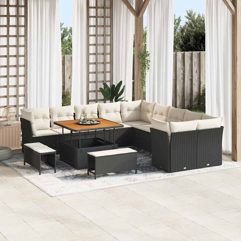 Tuin Sofa Set 13 Pcs Poly Rattan